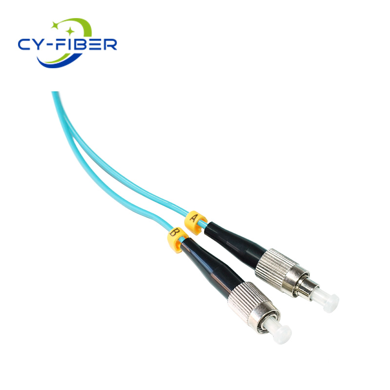 OM3 LC-FC UPC Duplex LSZH 3.0mm Fiber Optic Patch Cord, 3m