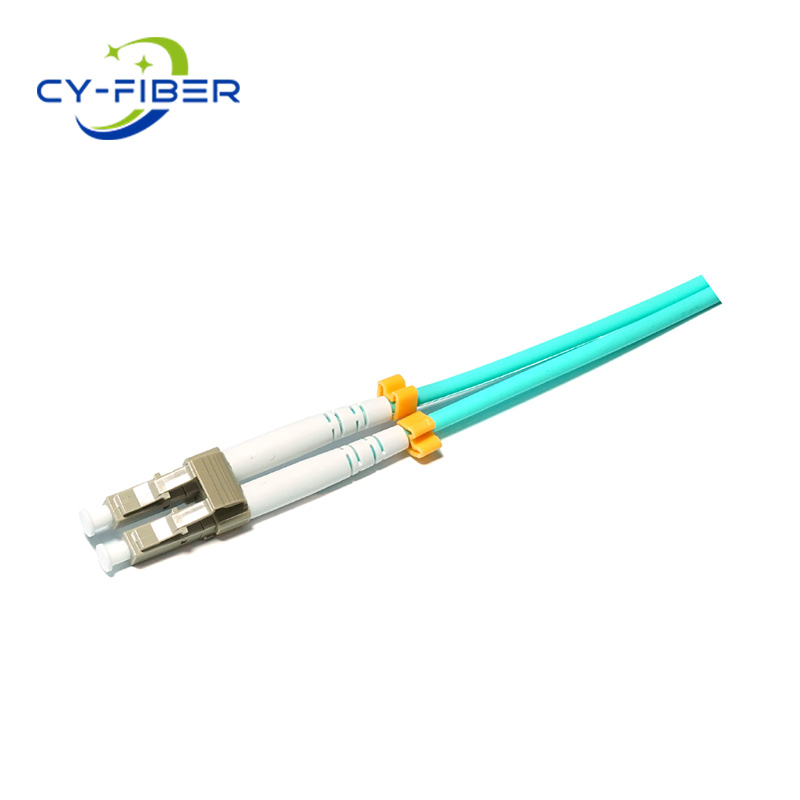 OM3 LC-SC UPC Duplex LSZH 3.0mm Fiber Optic Patch Cord, 3m