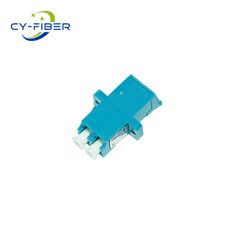 LC UPC Duplex OS2 Single Mode Elastic Fiber Optic Adapter