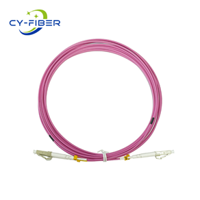OM4 LC-LC UPC Duplex LSZH 2.0mm Fiber Optic Patch Cord, 3m